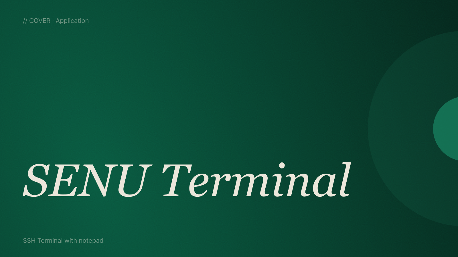 SENU Terminal