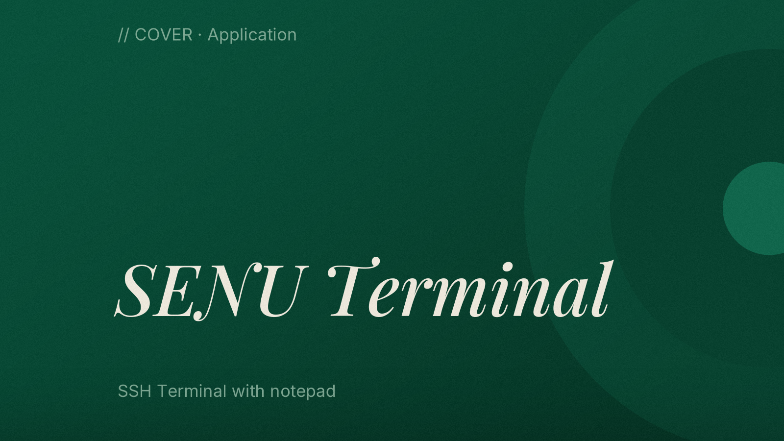 SENU Terminal